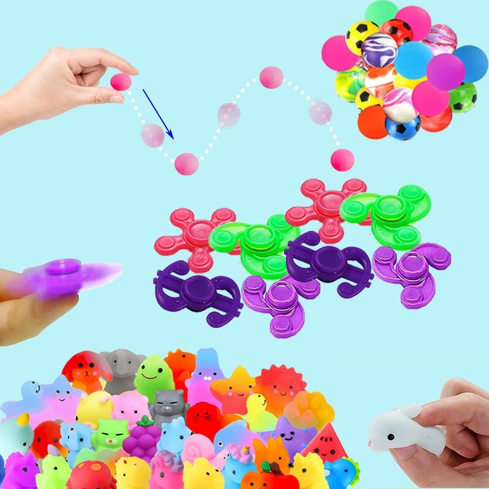 1170-Pieces Party Favor Toy Assortment Bundle – Bulk Goodie Bag Toys / Classroom - Image 3 of 4