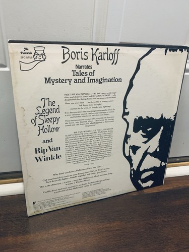 Boris Karloff The Legend Of Sleepy Hollow / Rip Van Winkle EXCELLENT Vinyl Lp - Picture 6 of 6