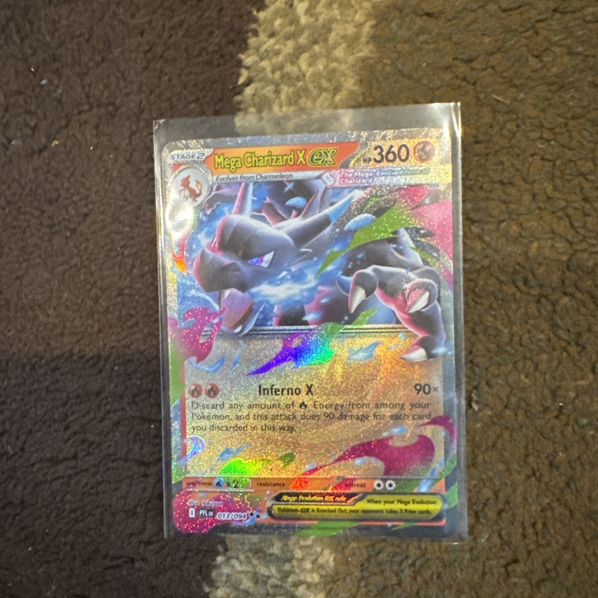 Pokemon TCG Mega Charizard X ex 013/094 Phantasmal Flames - NM | eBay