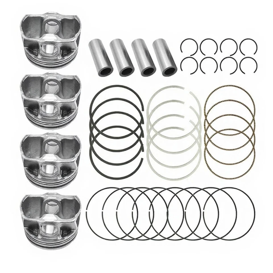 4PCS Piston & Rings STD for EJ7Z-6108-E 2015-2019 Ford Mustang Lincoln MKC 2.3L - Image 4 of 4