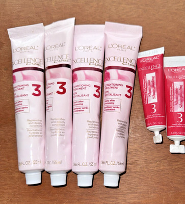 Loreal Excellence Creme Deep Caring Conditioner 3 Lot 4 Shampoo 2 Pre Color