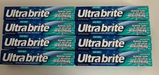 Pack of 8 Ultra Brite Cool Mint Toothpaste with Baking Soda Peroxide 6oz.