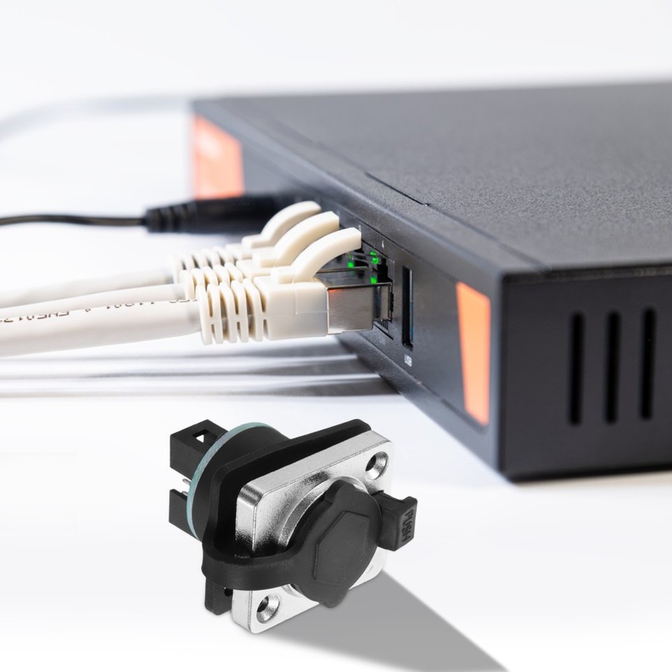 Waterproof Industrial Socket Plug Junction Connector Network Cable ...