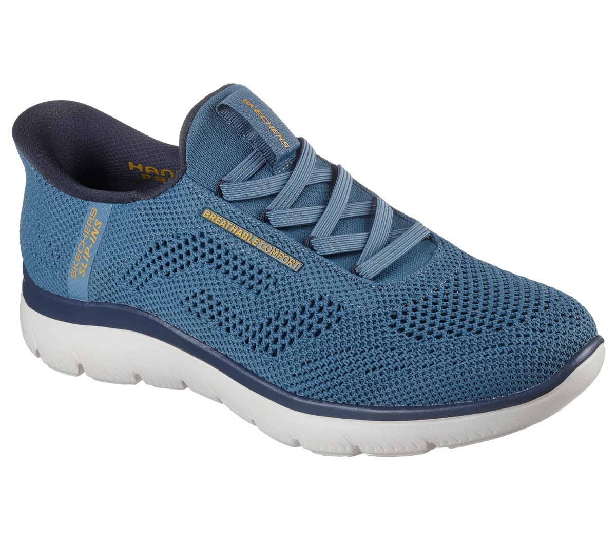 靴 SKECHERS WIDE FIT MEMORY FOAM Skechers Men's Memory Foam Summits Lace-Up Sneaker (Wide