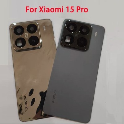 For Xiaomi 15 Pro 24101PNB7C 2410DPN6CC Rear Glass Back Battery Cover CameraLens