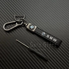 BMW Genuine Leather Keychain US Seller Free Shipping