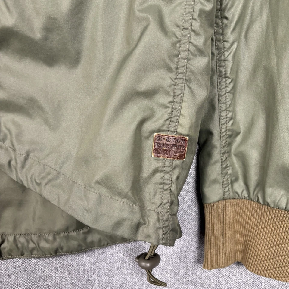 G Star Raw куртка мужская маленький хаки общего назначения военного Mundy верхняя юбка шнурок - Изображение 4 из 4