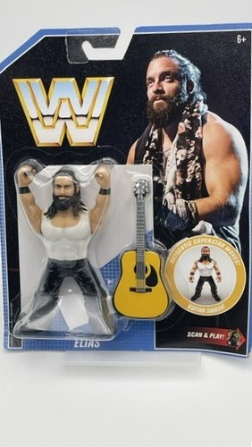 WWE Mattel Retro Series 10 Elias Wrestling Action ...