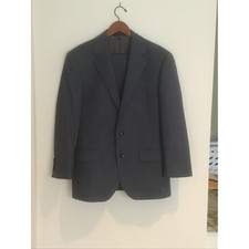 J.Crew Ludlow Suit Jacket 38S Pants 30x30 Blue Gray Tollegno 1900 Wool Stretch