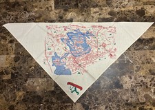 BSA BOY SCOUTS CAMP YAWGOOG Neckerchief Map Chief Yawgoog 50s Rhode Island RI 