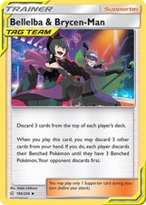Bellelba & Brycen-Man SM - Cosmic Eclipse 186/236 NM Pokemon