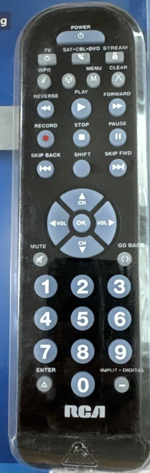 RCA 3-Device Universal Remote Control Platinum Pro, Easy Setup, Long Range IR. - Image 4 of 4