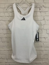 Adidas HS1658 Women's Tennis Y-Tank Top White M Medium