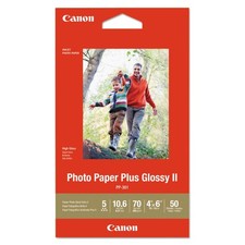 Canon Glossy Photo Paper Plus II, 4"x6" 50 Sheets 