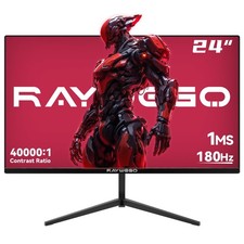 24 inch Flat Gaming Monitor Full HD 1920x1080 180Hz 1ms Adaptive Sync Raywego