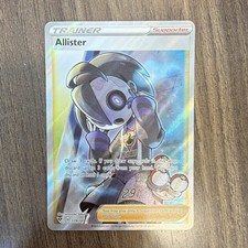Pokémon Allister Full Art Ultra Rare Holo 179/185 Swsh04: Vivid Voltage Trainer on eBay