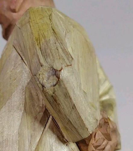 Vintage Jaschke Pretzl Carved Wooden Figure Cardiologist German - Picture 10 of 11