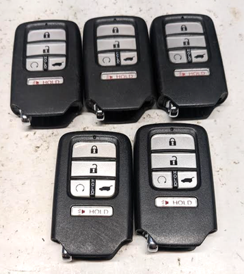 #ad LOT OF 5 HONDA SMART KEY FOB REMOTE KR5V2X V44 5 BUTTON $70.00