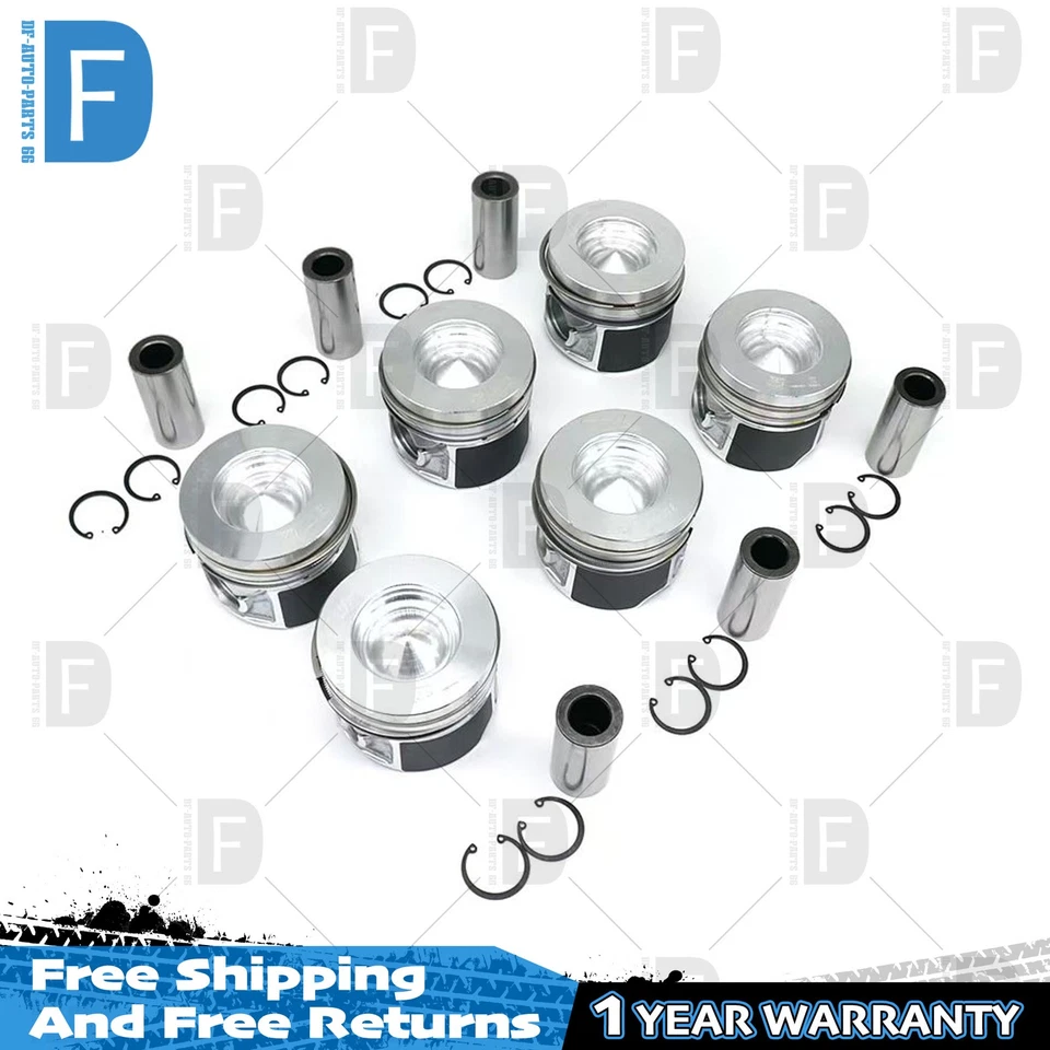 Juego de 6 anillos de pistón MAHLE Φ83,01+0,5 mm para VW Touareg Audi A4 A6 Q7 3,0T diésel Foto 3 de 4