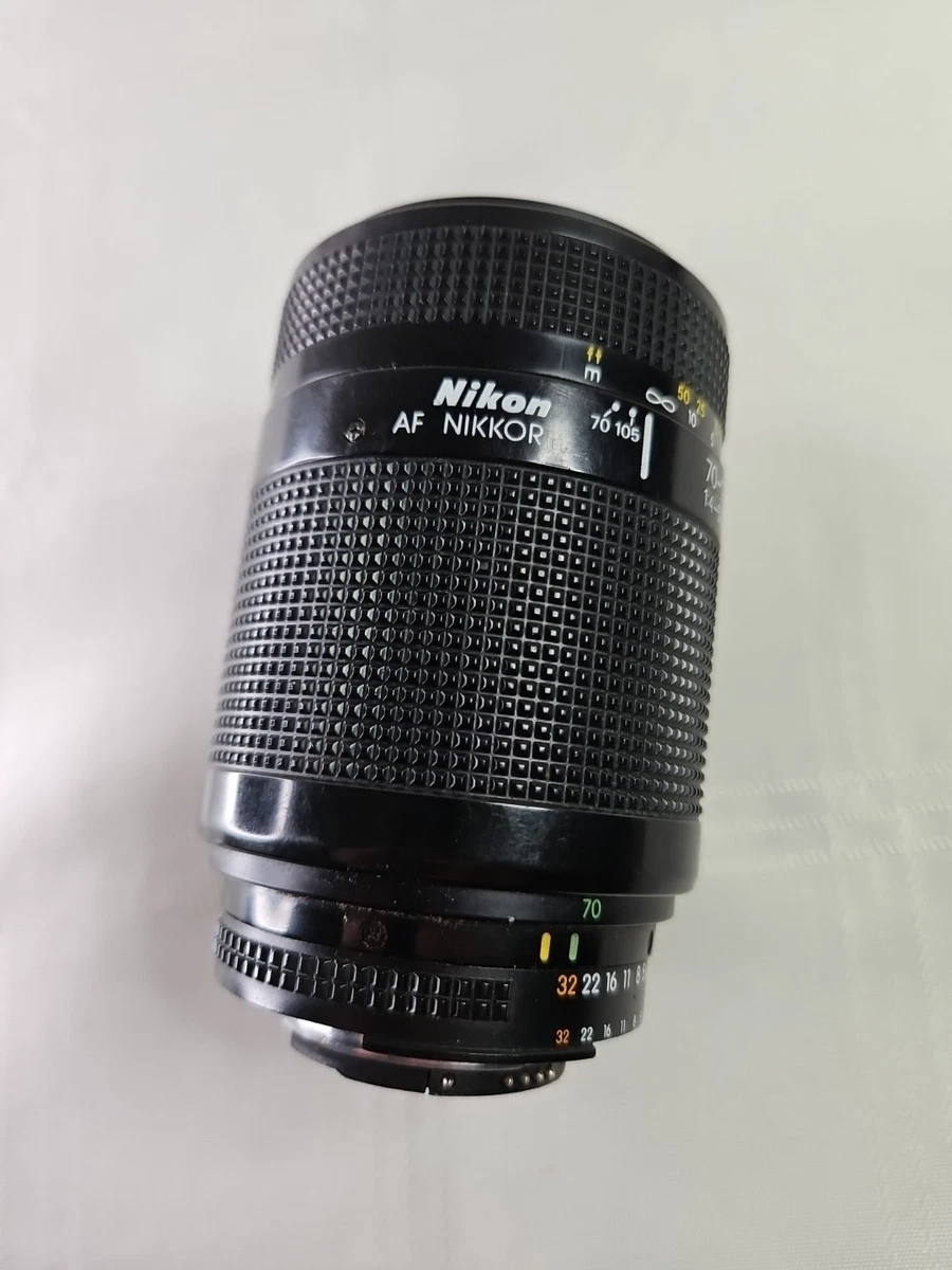 Nikon F Camera Lenses 70-210mm Focal f/4-5.6 Maximum Aperture for