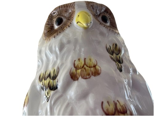 Vintage MMA Ceramic Owl On Branch With Flowers Figurine/Statue Used - Picture 9 of 16
