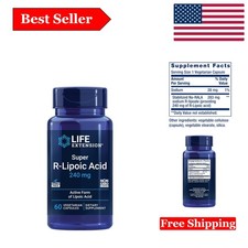 Super R-Lipoic Acid 240mg - Ultimate Antioxidant  Cellular Support