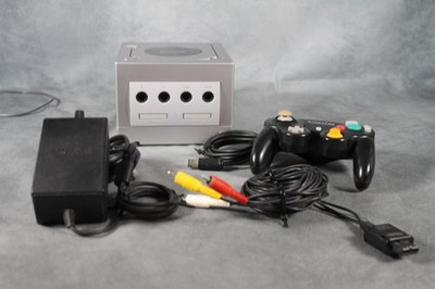 Nintendo GameCube Silber / Platinum Spielekonsole - inkl. Controller + Kabel