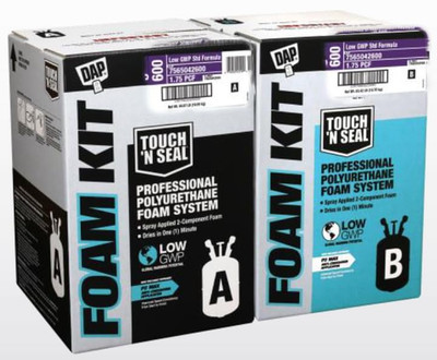 7565042600 Touch N' Seal 600 BF Low GWP 1.75 PCF FR Closed Cell Spray Foam Kit