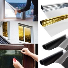 Spiegelfolie Selbstklebend Fenster UV-Schutz Tönungsfolie Sonnenschutz Folie DIY