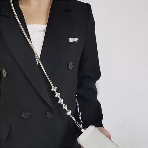 120cm Pearl Crossbody Phone Chain Hanging Decoration Messenger Bag Chain Bag - Zdjęcie 6 z 6