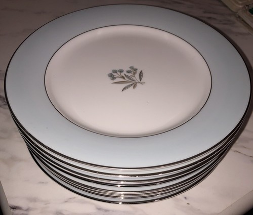 Noritake Antik Auslaufmodell Mavis #5543 8 1/8 Zoll Salat/Kuchenplatte/8er Set - Bild 4 von 4