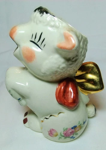 Vintage Lamb Pitcher Creamer 4" 1 ∆ 0 Cream for Coffee Tea Vintage Kitchen