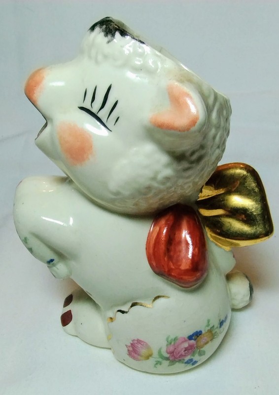 Vintage Lamb Pitcher Creamer 4" 1 ∆ 0 Cream for Coffee Tea Vintage Kitchen