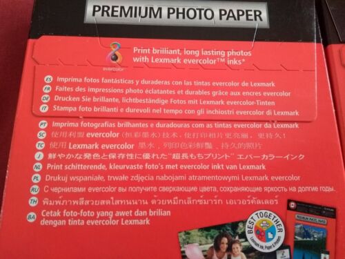 Lexmark Premium Photo Paper High Gloss 120 Sheets 4x6 in Inkjet 240 GSM NEW UK - Picture 4 of 8