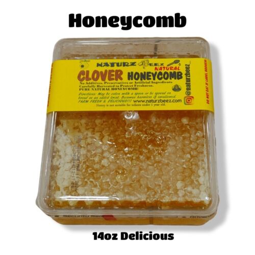 PREMIUM HONEYCOMB 14oz PURE UNFILTERED HONEY COMB - Picture 4 of 22