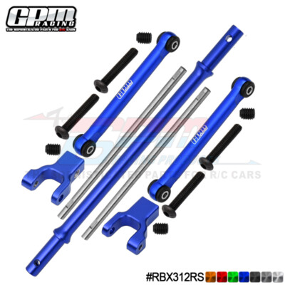 GPM Alu anti tilt code+steel anti tilt rod rear group for Axial 1/10 RBX10