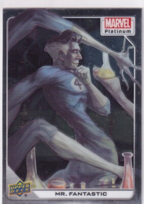 Upper Deck 2022 Marvel Platinum No. 55 Mr. Fantastic