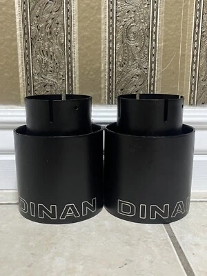 Dinan Double walled Matte Black Ceramic Exhaust Tips Bmw M3 M4 M2 M5 M8 340i 440 - Bild 1 von 4