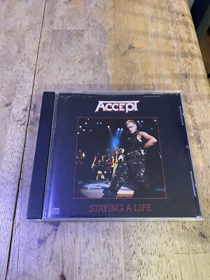 ACCEPT - Staying A Life (CD, 1990) Epic Live in Osaka, Japan 1985