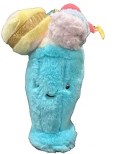 Tasties Sweet Friends Milkshake Ice Cream Plush F.A.O Schwarz 10" NWT New Soft