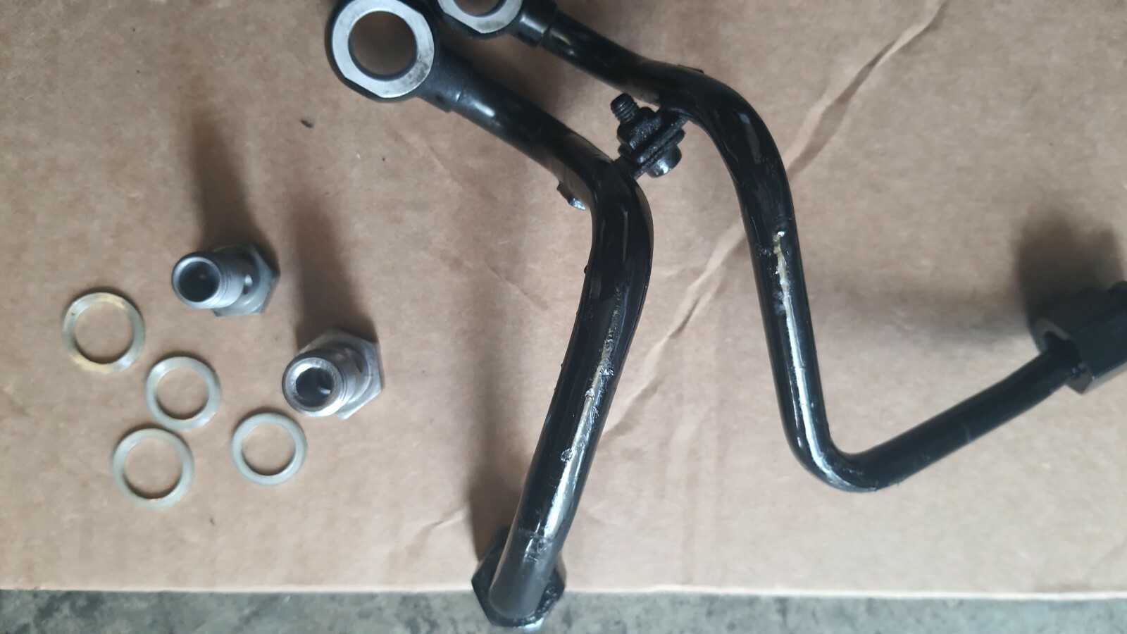 TWO OEM  good  used  steel lines  fits Bentley Continental GT GTC