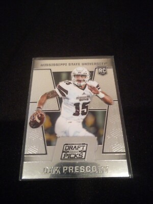 2016 Prizm Draft Picks - Dak Prescott (RC) - Base Rookie - Bulldogs - #125