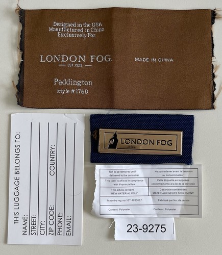 London Fog Paddington #1760 Suitcase Luggage Bottom Rack Plate Tray Spare Parts - Picture 4 of 21