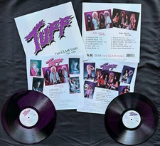 TUFF "The Glam Years 1985-1989" 12" Vinyl Record, Full Color Insert NEW Reissue