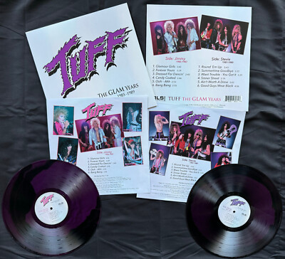 TUFF ''The Glam Years 1985-1989'' 12'' Vinyl Record, Full Color Insert NEW Reissue