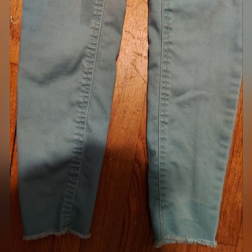Justice Jeans Girls size 8 Blue Mid Rise Skinny Straight Leg Stretch Easter - Picture 5 of 6