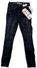 Rewash skinny Juniors Denim High Rise Skinny Jeans blue  size 0  23"x26"