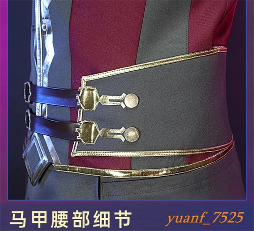 LOL League of Legends Arcane Hilko Cosplay Suit Game Halloween Costume 4813 New - Picture 11 of 24