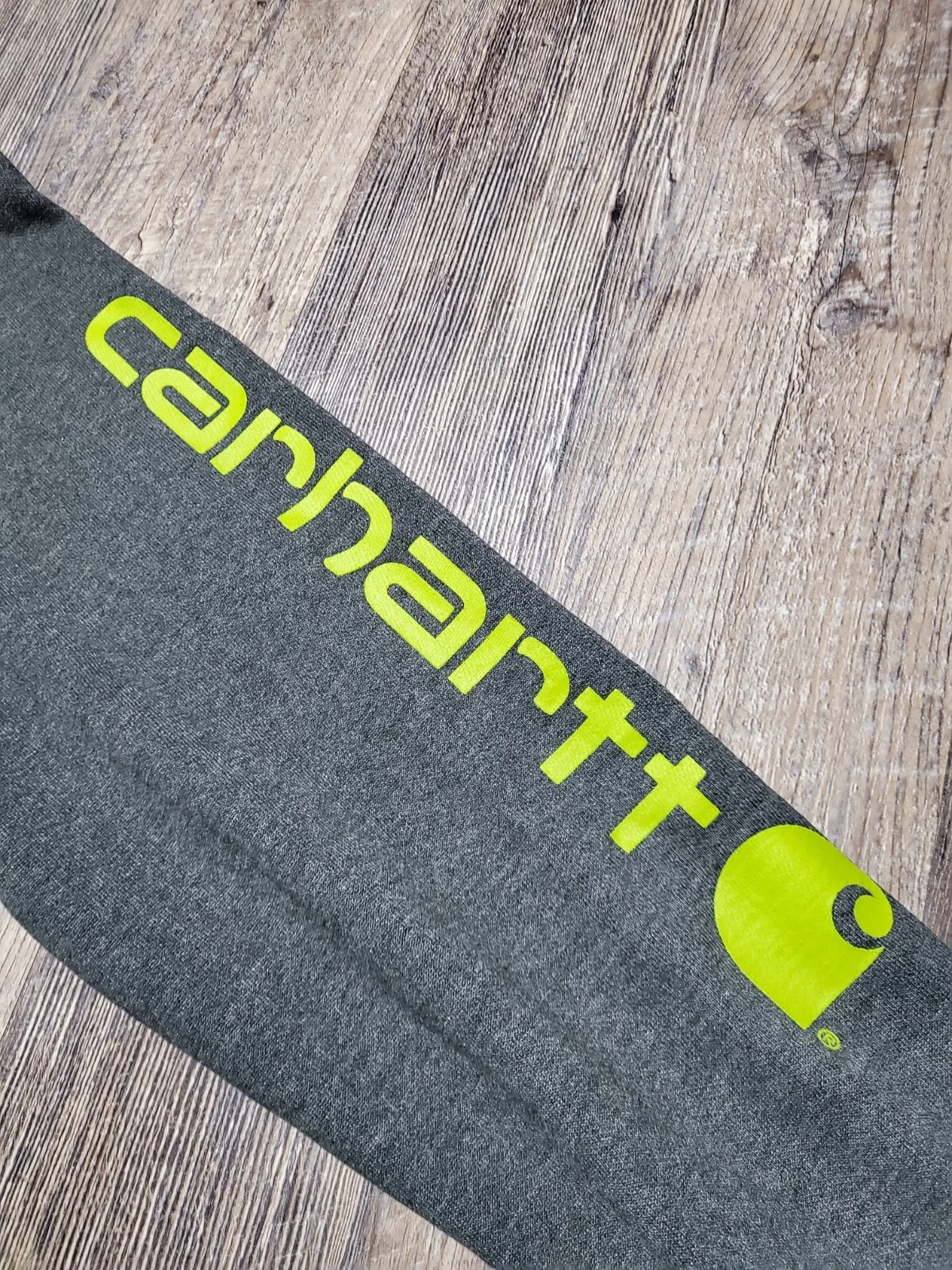 VETEMENTS Carhartt Original Fit maglione grigio manica lunga abbigliamento da lavoro outdoor felpa con cappuccio taglia M