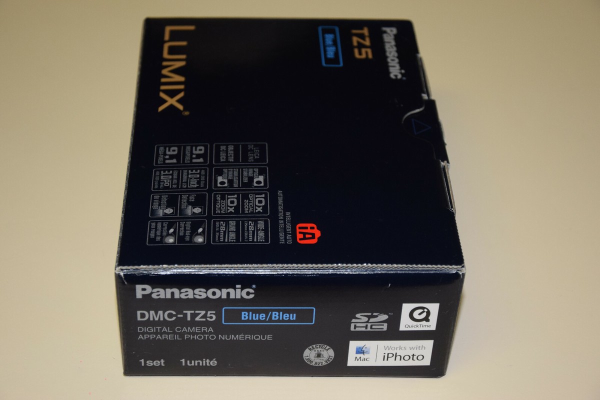 Panasonic LUMIX DMC-TZ5 9.1MP Digital Camera 10x Image Stabilized
